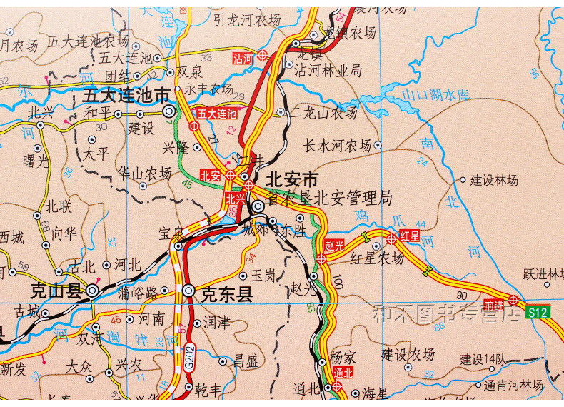 东北三省交通图图片