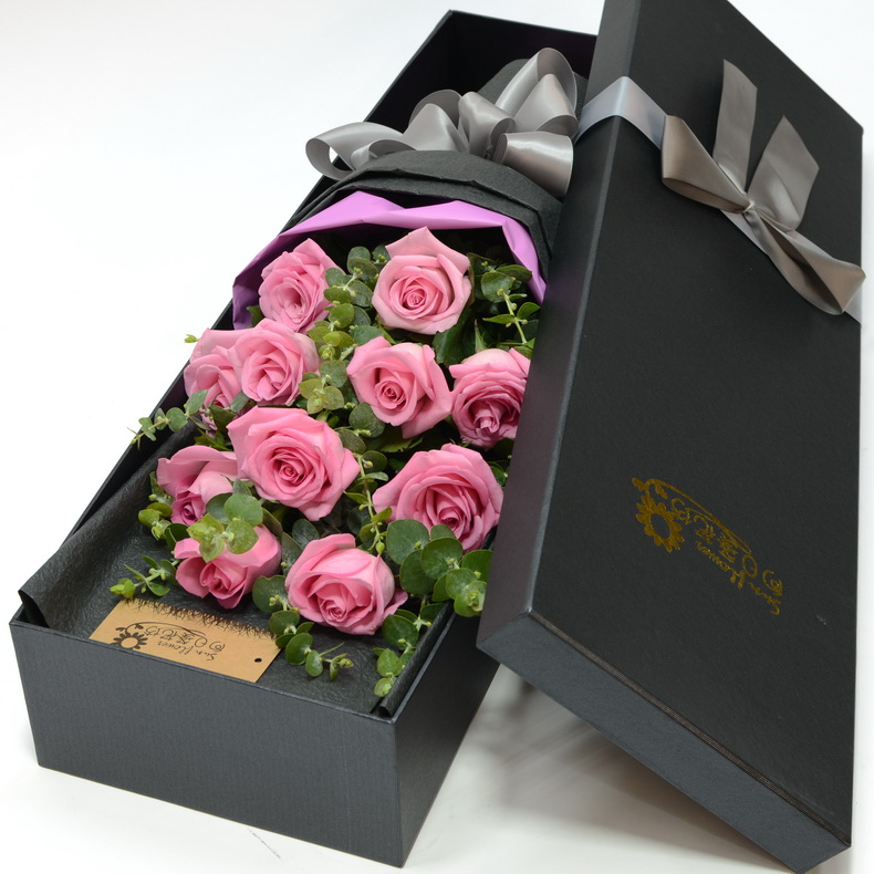 11朵玫瑰花礼盒教师节鲜花上海杭州宁波苏州